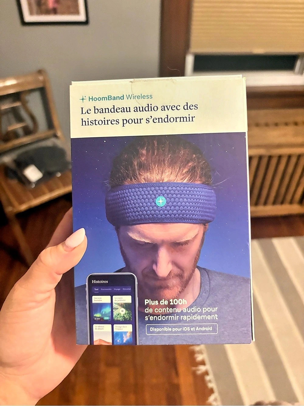 HoomBand Wireless Sleep Headband Purple & Blue NWT